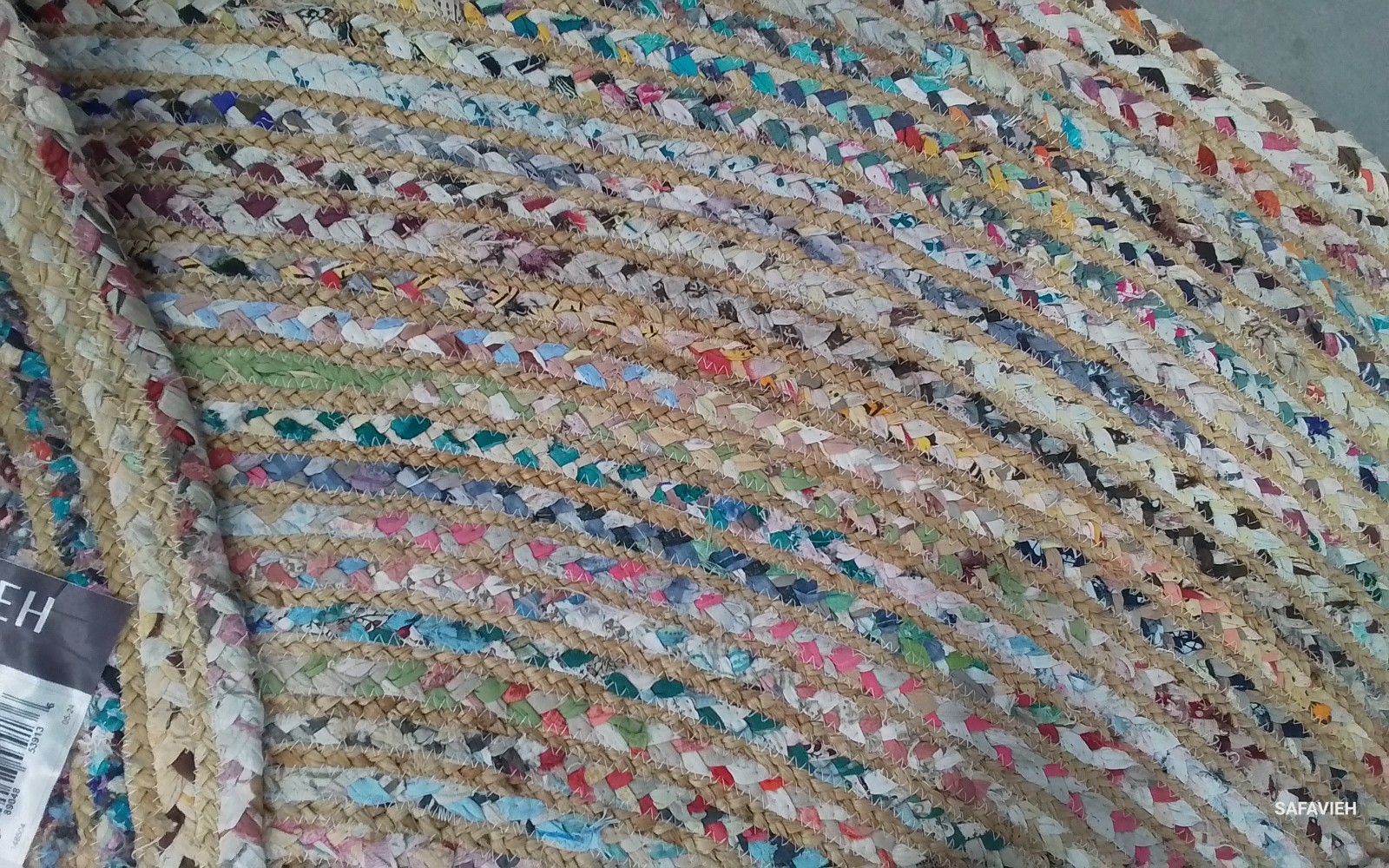 BEIGE / MULTI 8′-0″ x 8′-0″ Flaw in Rug, Reduced Price 1172781384 CAP202B-8R