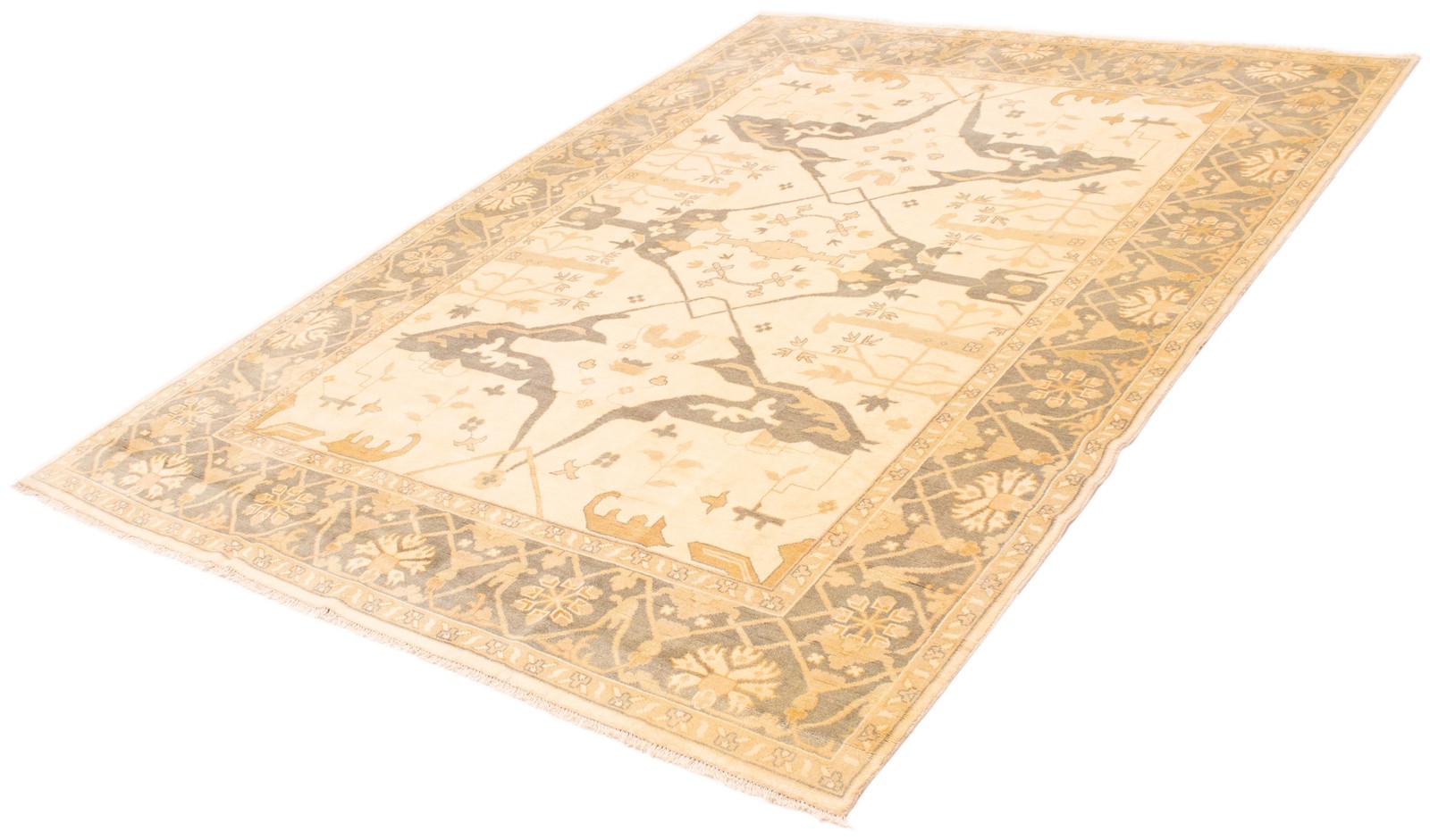 Hand Knotted Area Rug 8’10” x 12’2″ Traditional Oriental Wool Carpet
