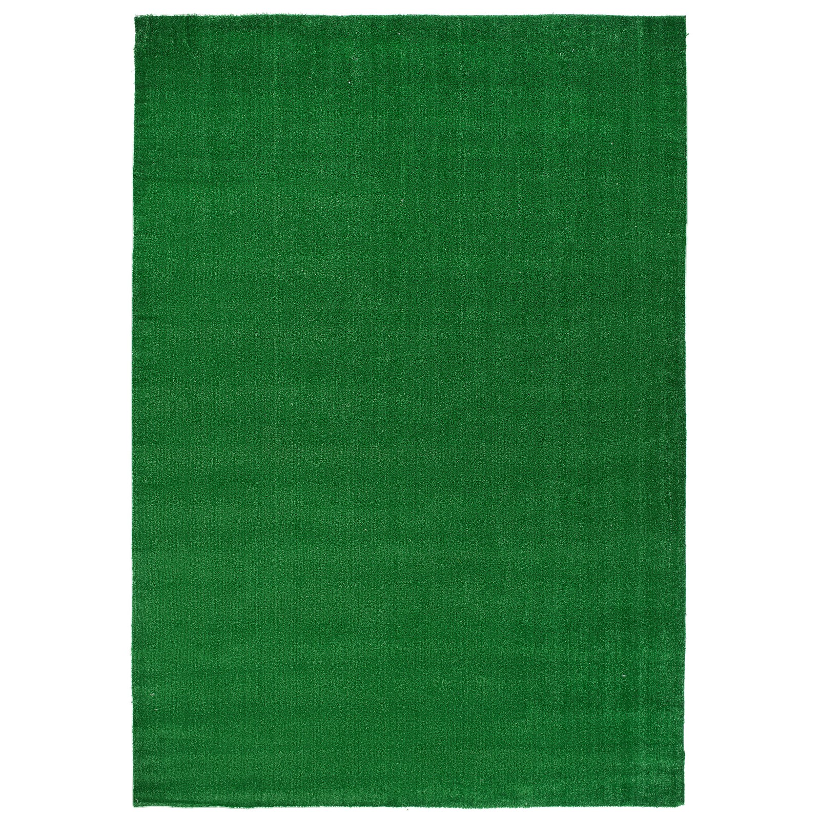 Rugshop Outdoor Carpet Rug Artificial Turf Solid Grass Indoor Outdoor Rug Green