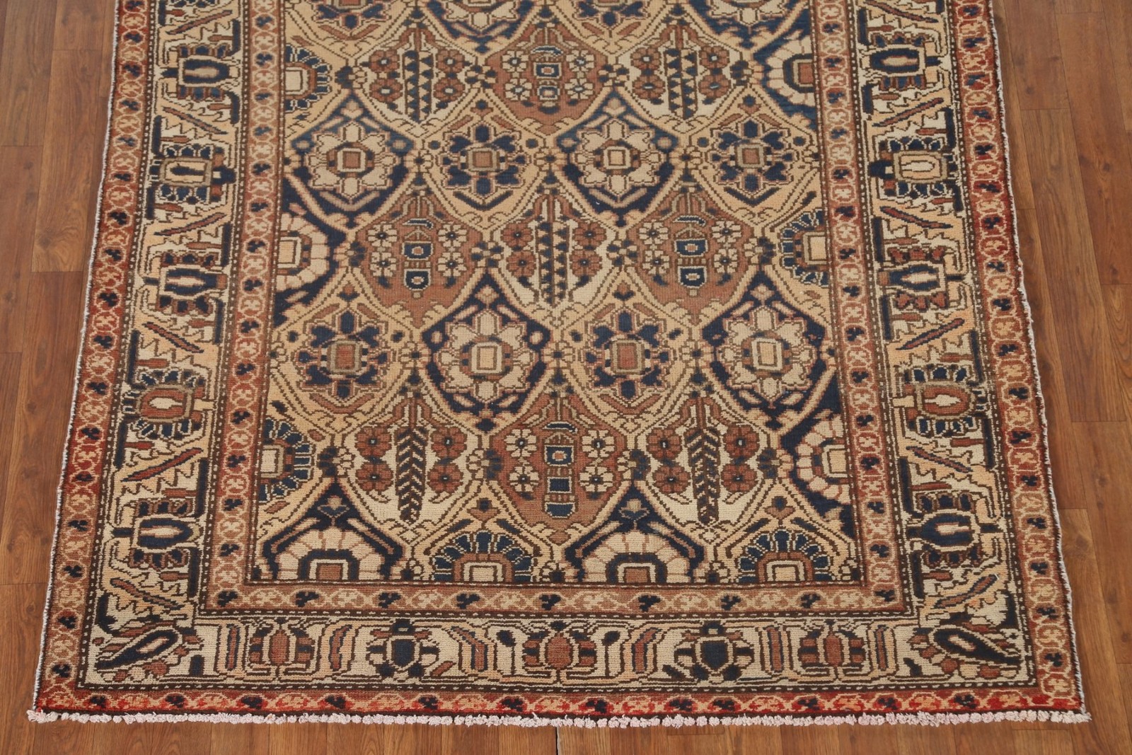 Vintage Traditional Rust Wool Area Rug 5×6 Hand-made Home Decor Classic Carpet