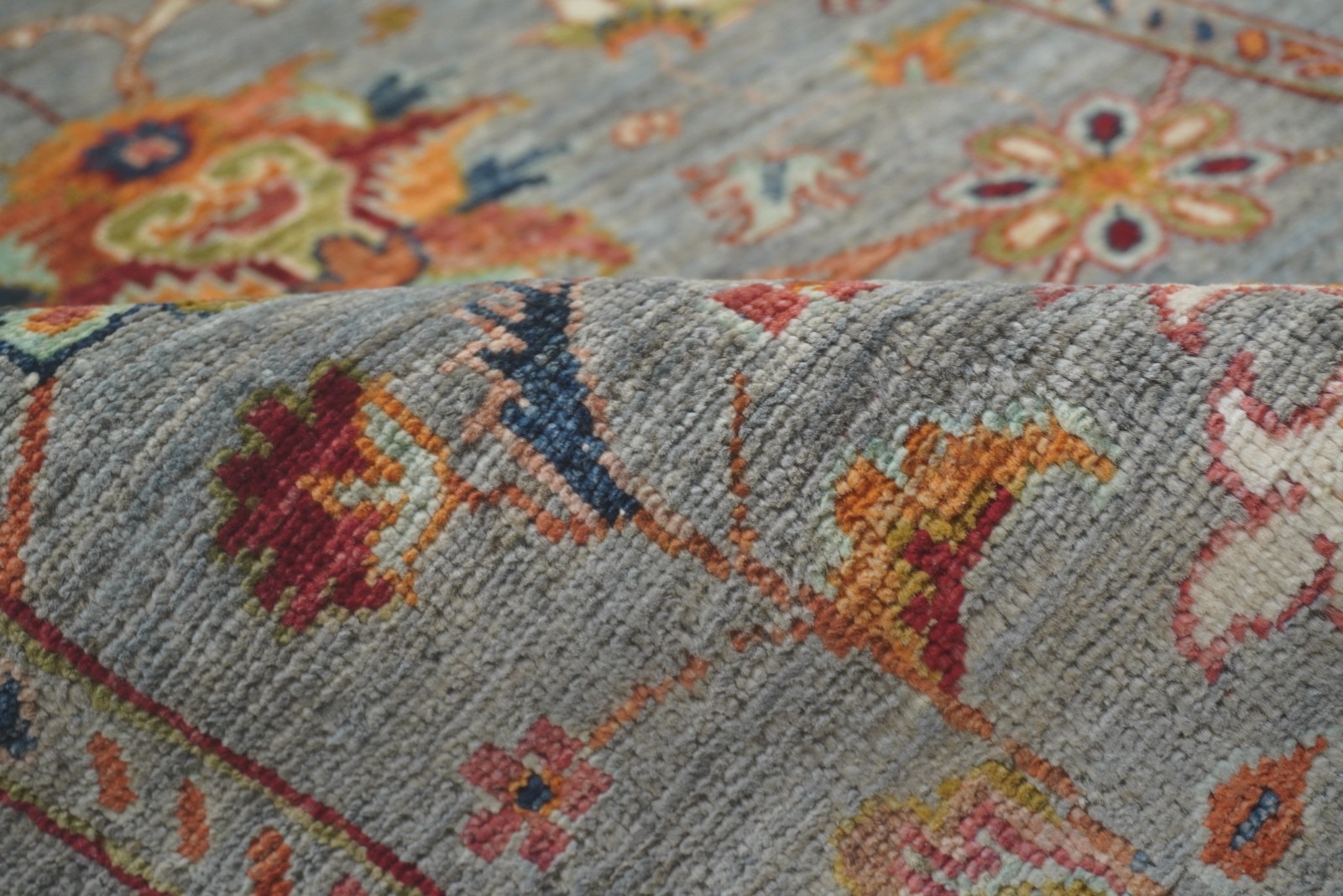 3×4 ft Blue Waziri Afghan Hand Knotted Small Area Rug