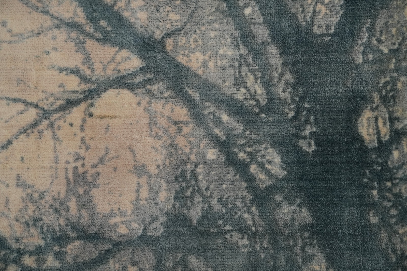 Nature Print Modern Abstract Handmade Rug Contemporary Oriental Carpet 4×6