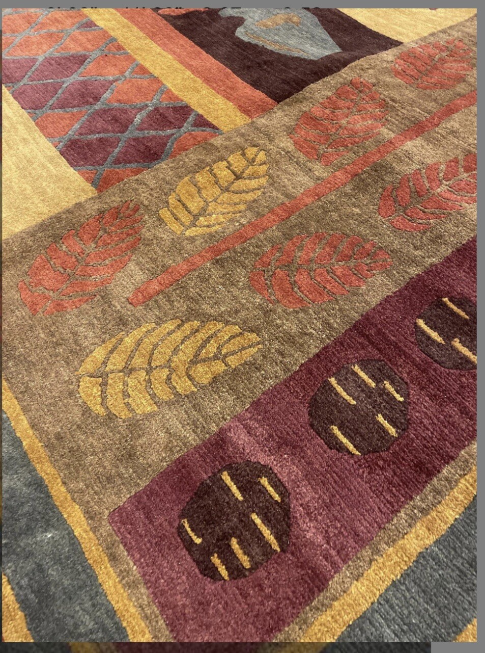 Stunning oriental rug new Art Craf Hand knotted Tibetan Nepal 8.9 X 11.6 Ft
