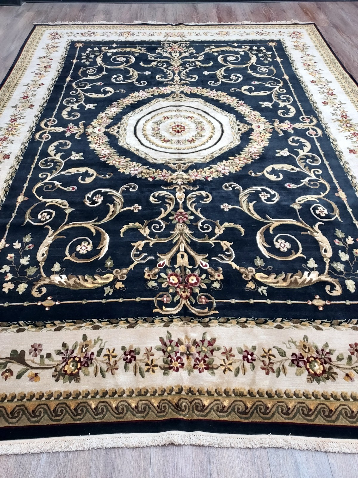 Turkish HandMade Bohemian Tradition Royal Design Turkish Rug 9×12 Ft