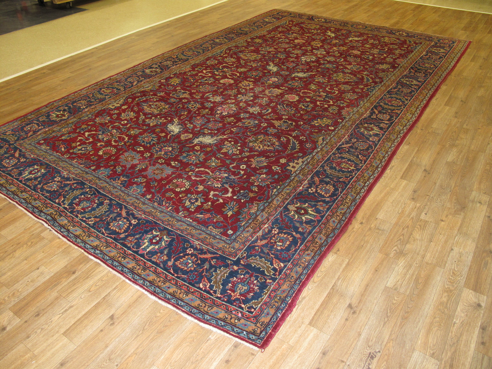 Genuine 7’4″ x 12’4 Antique Meshad Area Rug Carpet