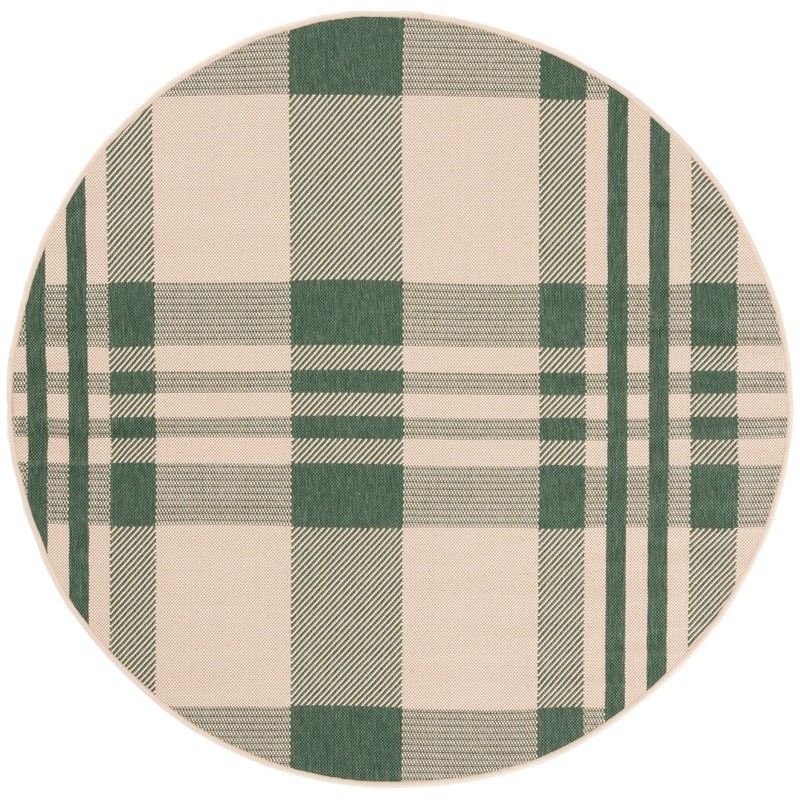 Plaid Indoor Outdoor Area Rug Stain Resistant Medium Pile Easy Clean Durable New