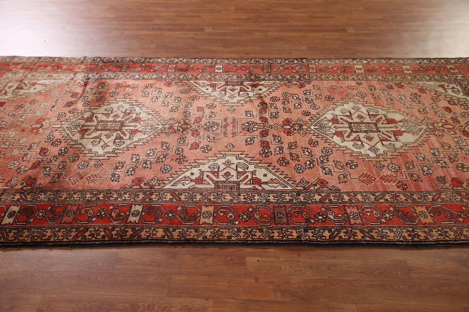 Living Room Area Rug 5×10 ft.Vintage Ardebil oriental Hand-Knotted Wool Carpet