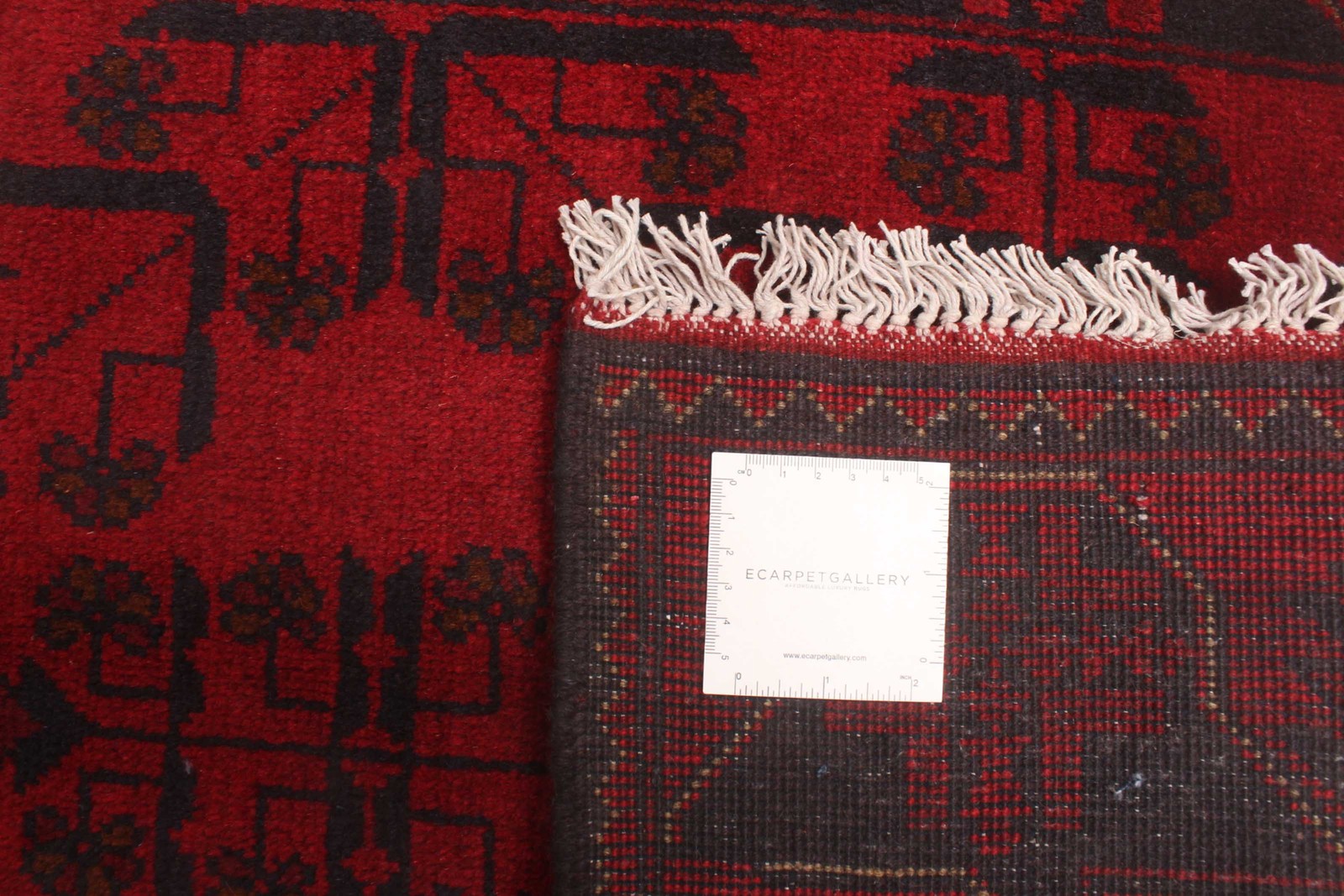 Traditional Red Hand-knotted Oriental Carpet 2’6″ x 3’11” Wool Area Rug