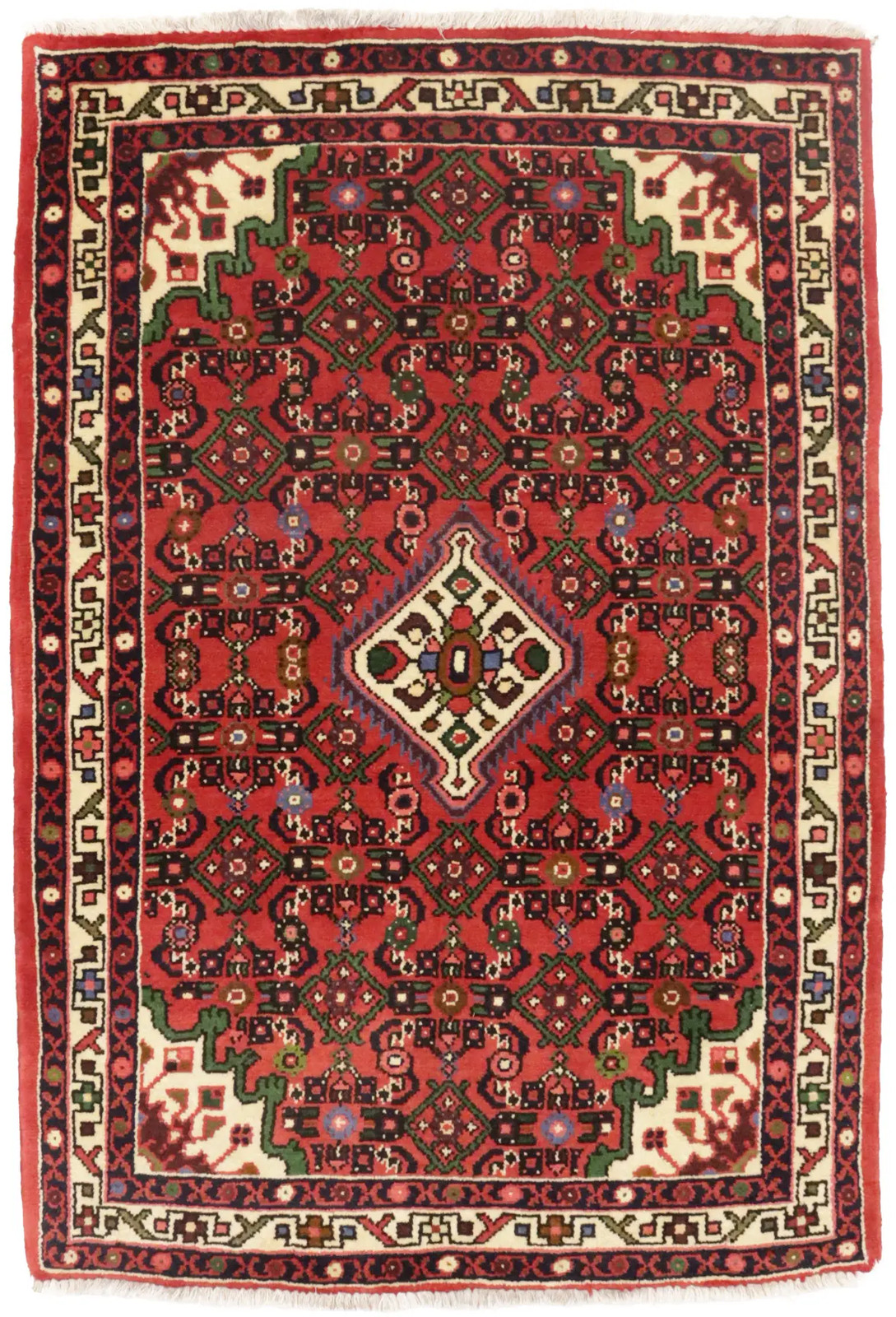 Handmade 3X5 Oriental Rug Small Floral Tribal Entrance Vintage Decor Carpet