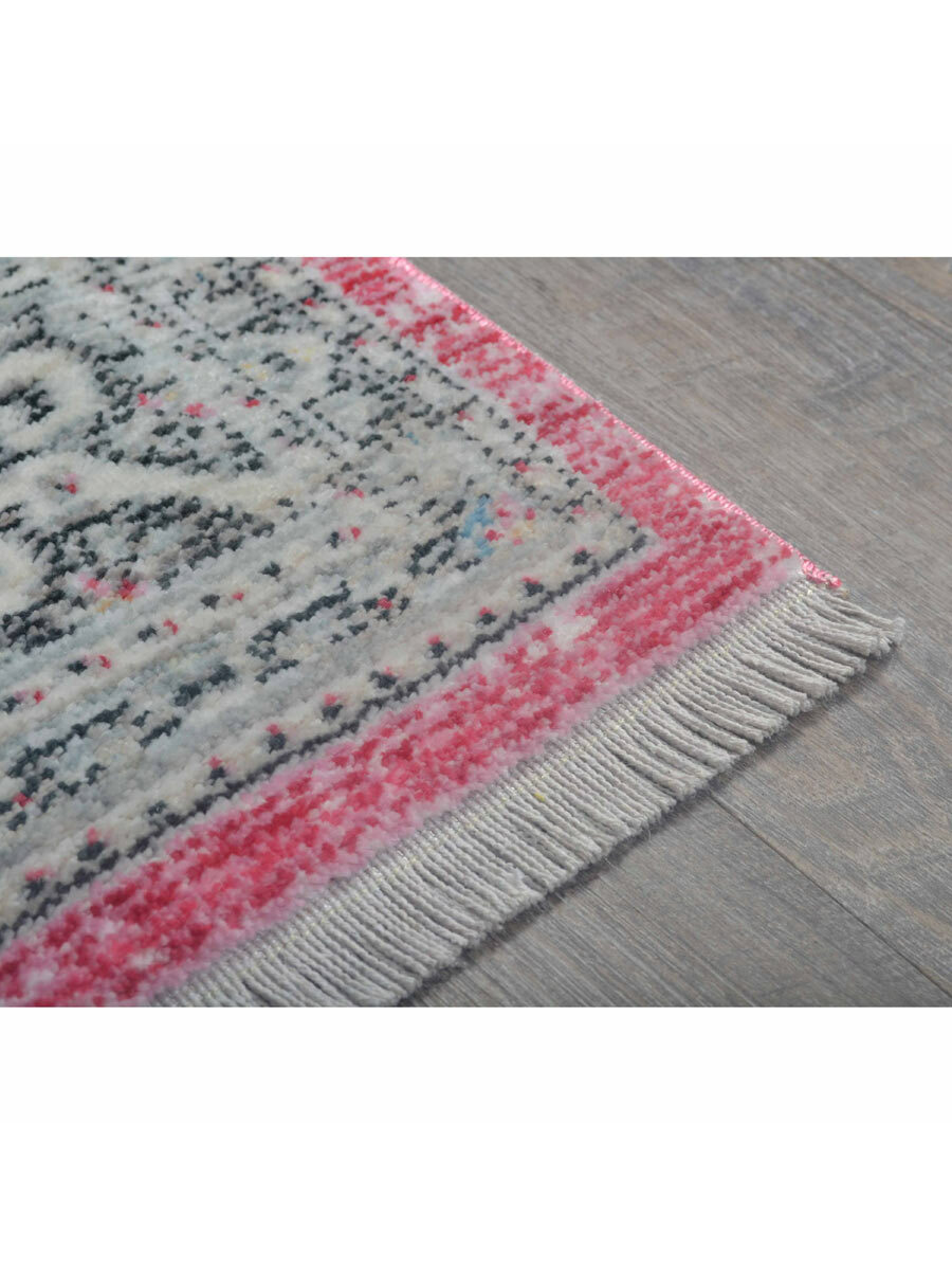 Machine Woven Cross Weave Polyester Area Rug Oriental Multicolor BBH Home M00098