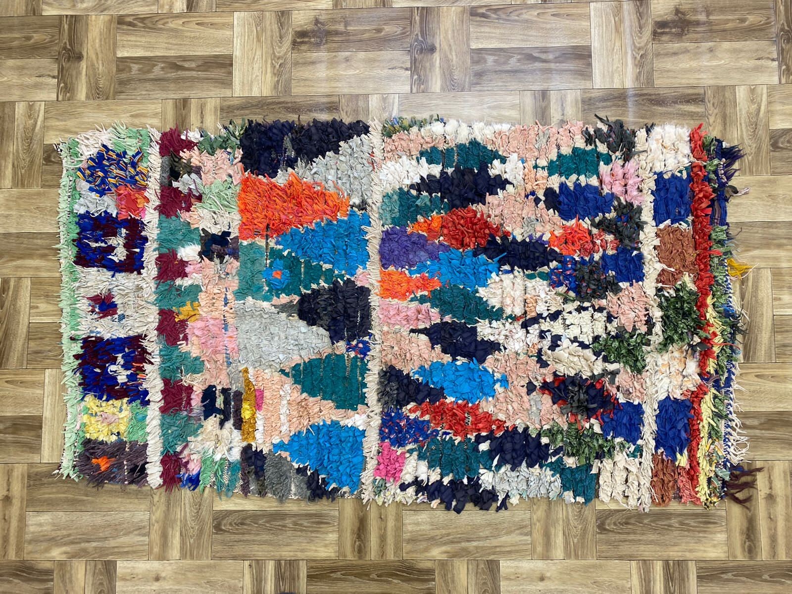 Colorful Area Rug,Soft Entryway Kilim Runner,Door Mat,Living Room Rug,3×6’ft