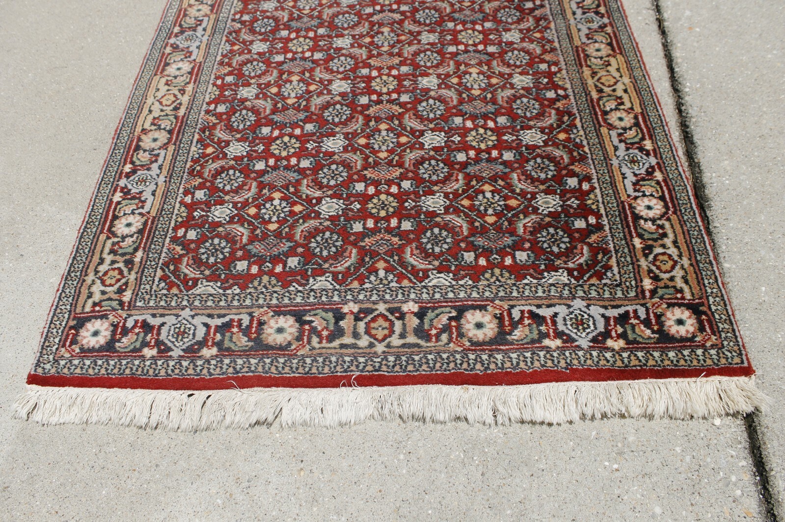 Indian Bidjar Handknotted 100% Wool Pile Oriental Rug 3’x5′