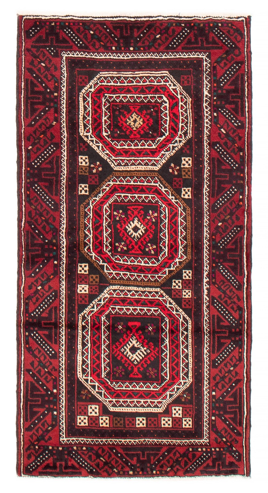 Traditional Vintage Hand-Knotted Area Rug 3’1″ x 5’8″ Oriental Wool Carpet