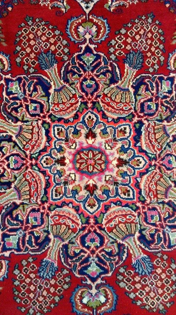 10×12 Perrsian Wool Wool Sem-Antique Rug #80626