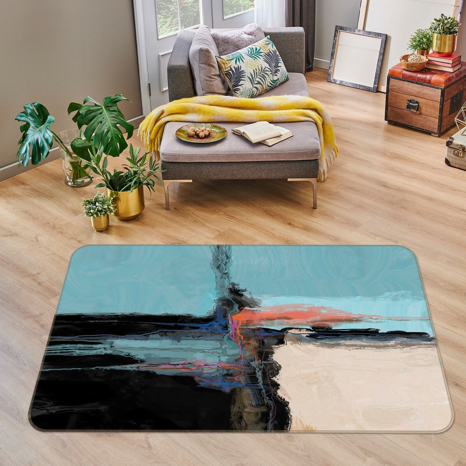 3D Graffiti Color HUA01 Game Non Slip Rug Mat Photo Carpet Michael Tienhaara Zoe
