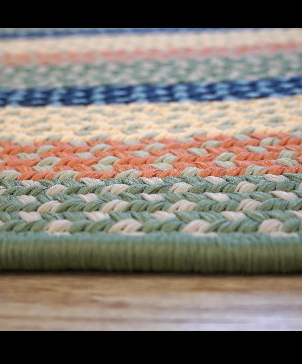 Colonial Mills Bercy Multi Stripe – Seaside Mix 8×10