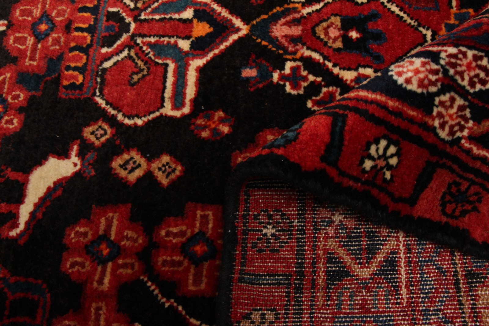 Vintage Hand-knotted Runner Rug 3’10” x 15’7″ Traditional Oriental Wool Carpet