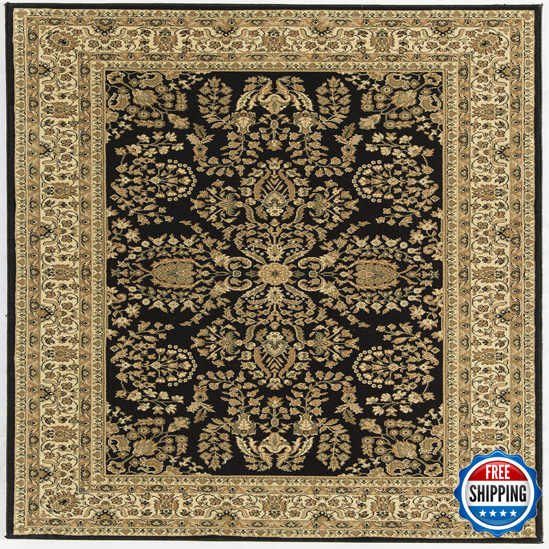 Rugs America Vision Collection 2251 Oriental Traditional 5X5 Area Rug Lilihan