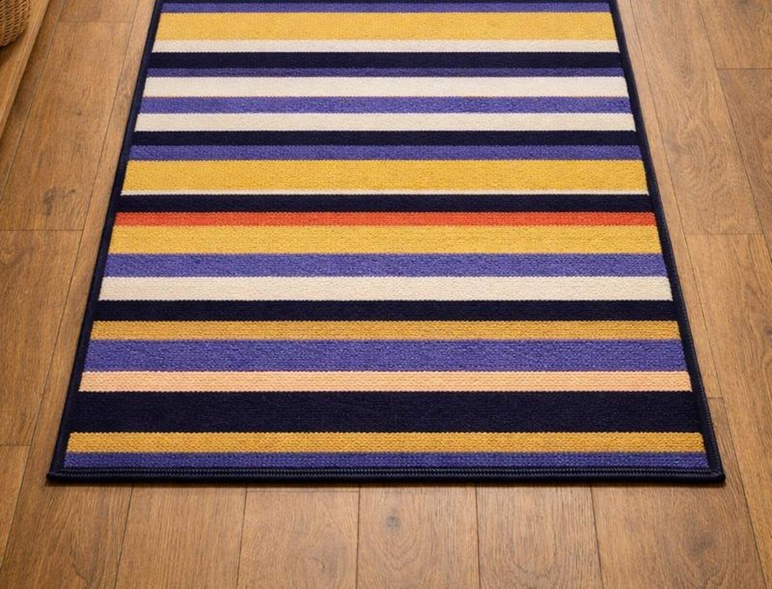 Hand Tufted Striped Runner Rug 2×8 2.6×10 2.6×14 Hallway Carpet