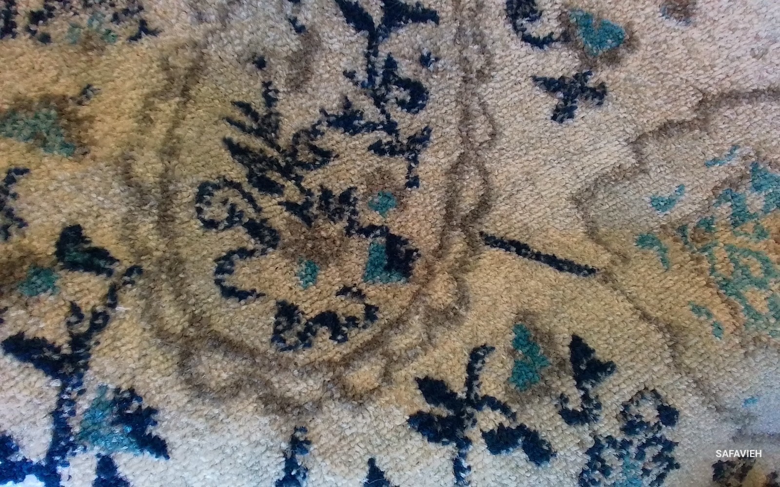 CREAM / LIGHT GREY 5′-3″ x 5′-3″ Spot on Rug Reduced Price 1172778101 MAD600C-5R