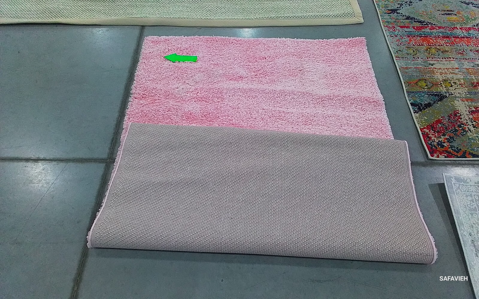 LIGHT PINK 4′-0″ x 6′-0″ Pressed Pile Rug, Reduced Price 1172770467 PRM300U-4