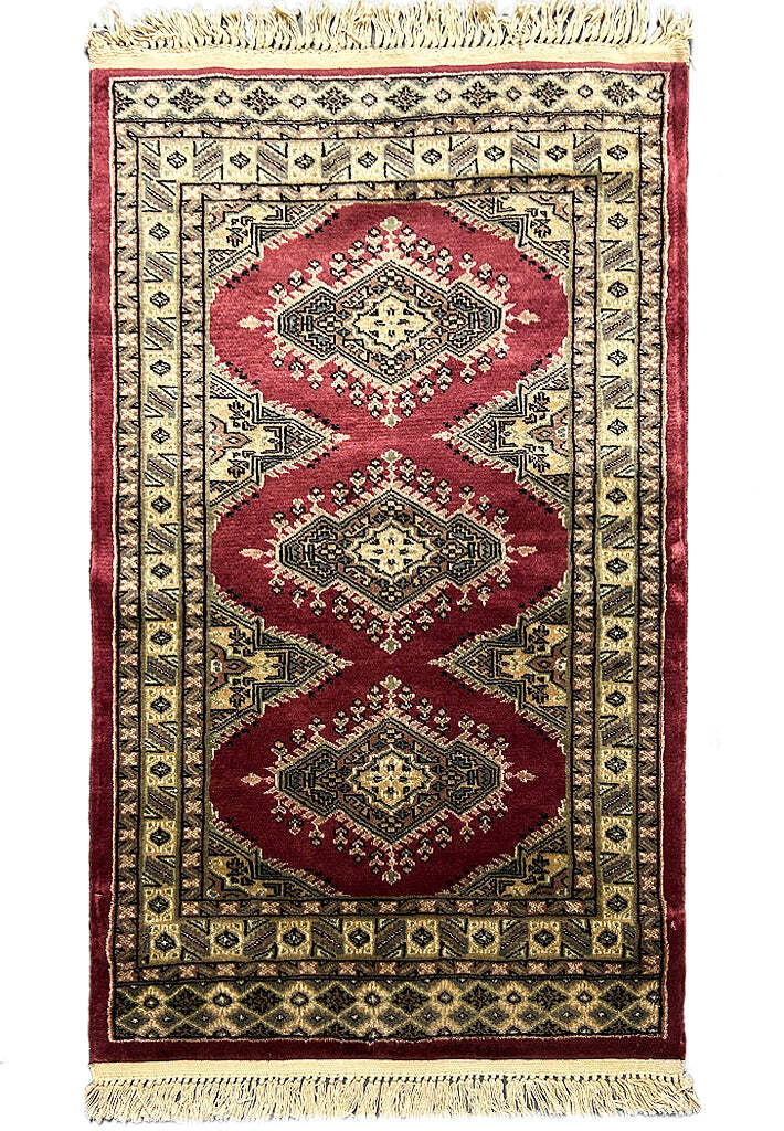 3×4′ Jaldar Bokhara Rug #B-77890
