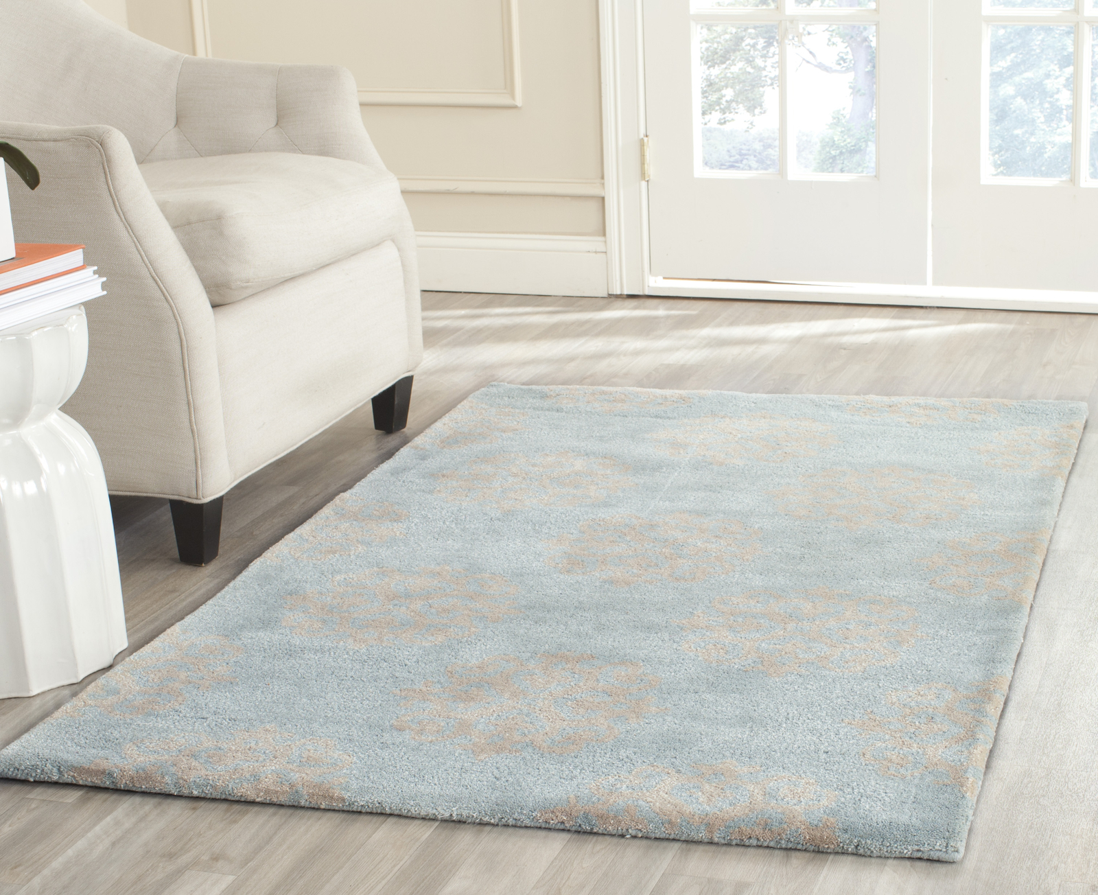 Turquoise / Yellow Safavieh Soho Wool Area Rug SOH724A