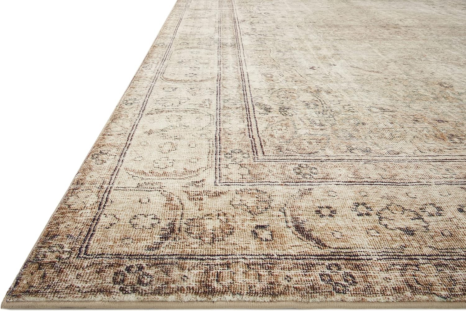 Loloi Margot Collection MAT-01 Antique/Sage 2′-6″ x 7′-6″ Runner Rug feat. Cloud