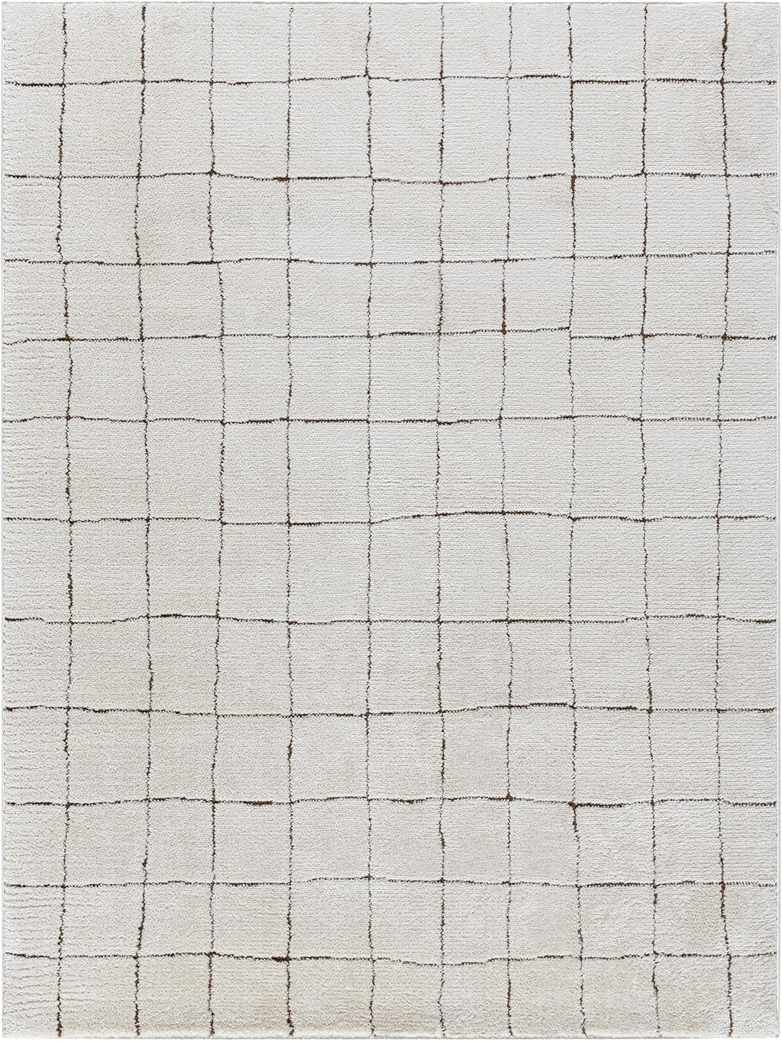 Cascade Minimalist Area Rug 5’3″ x 7′ – Ivory for Modern Homes