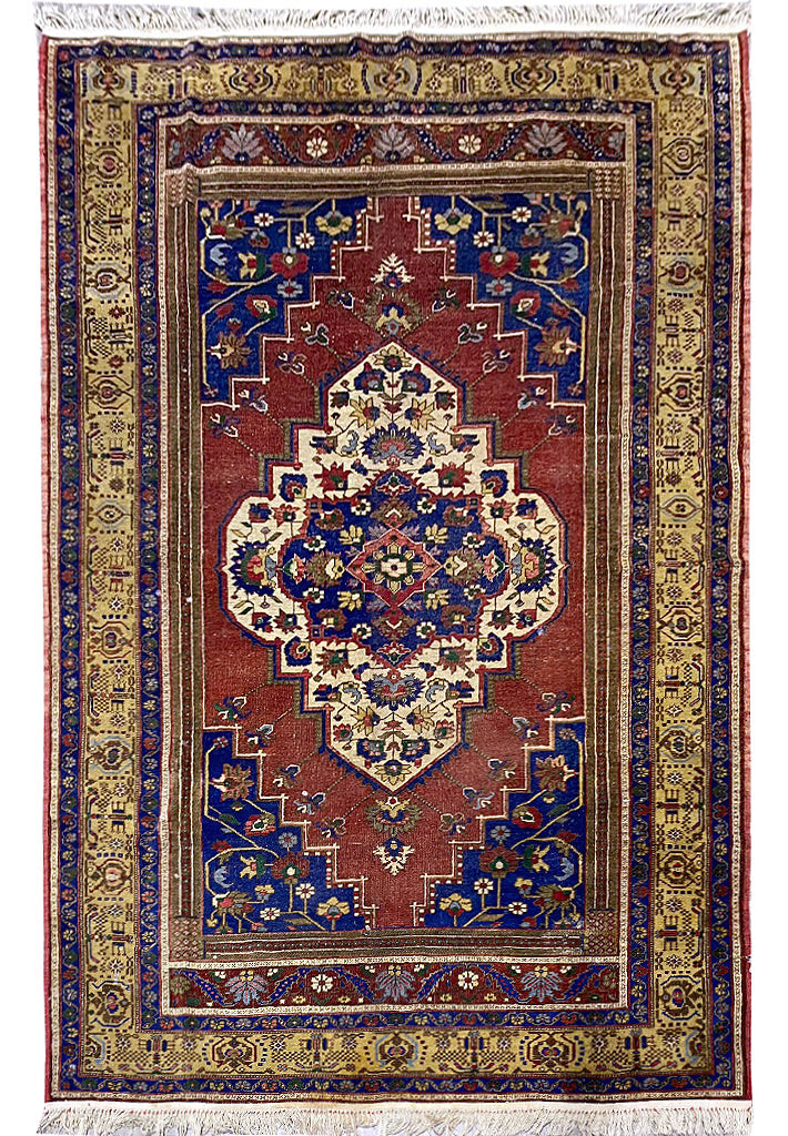 6×10′ Semi-Antique Perrsian Tribbal Kordi Rug Wool on Wool #F-6685B