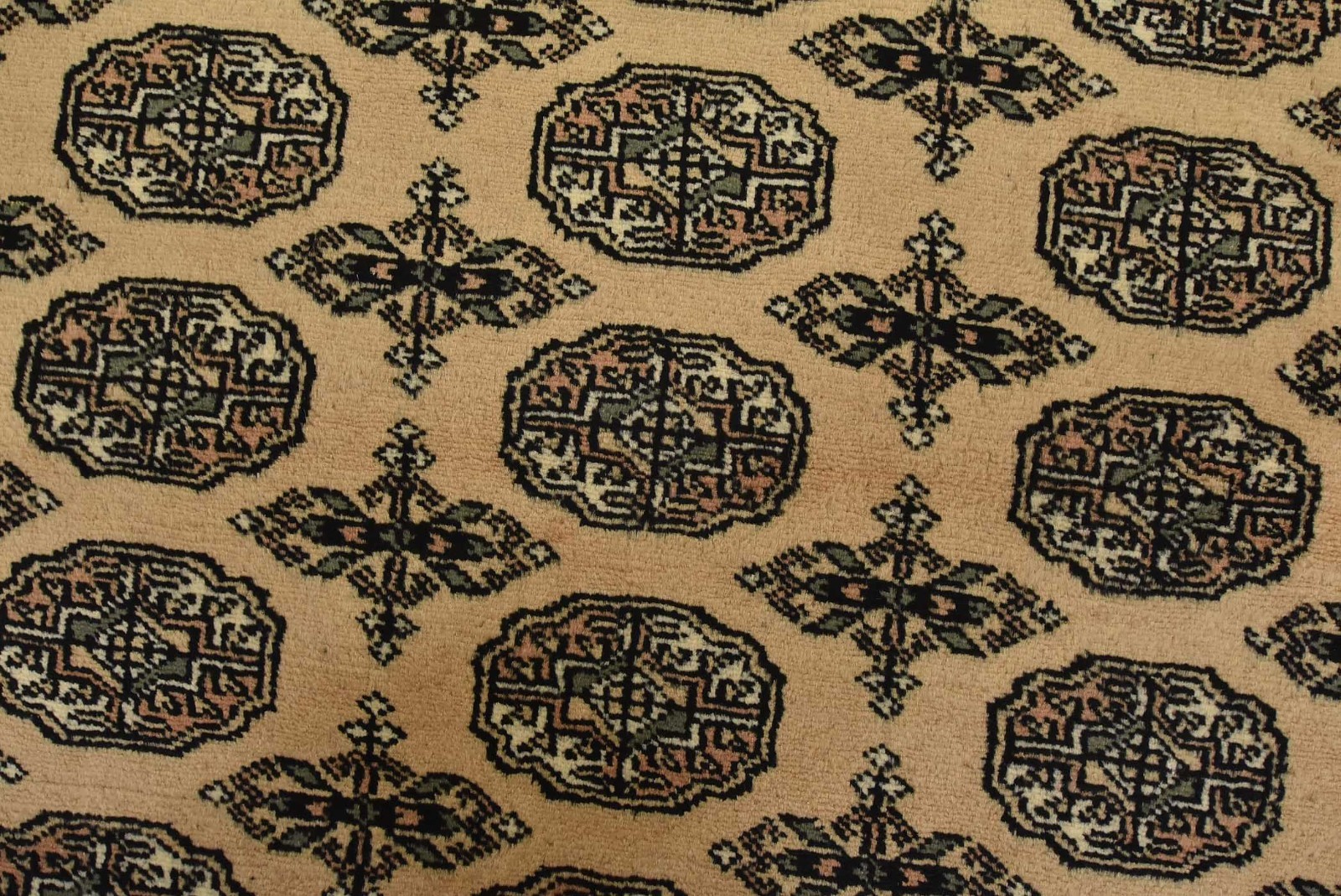 Bokhara Jaldar Rug 4’2” x 6’2” Red Wool Tribal Hand-Knotted Oriental Carpet