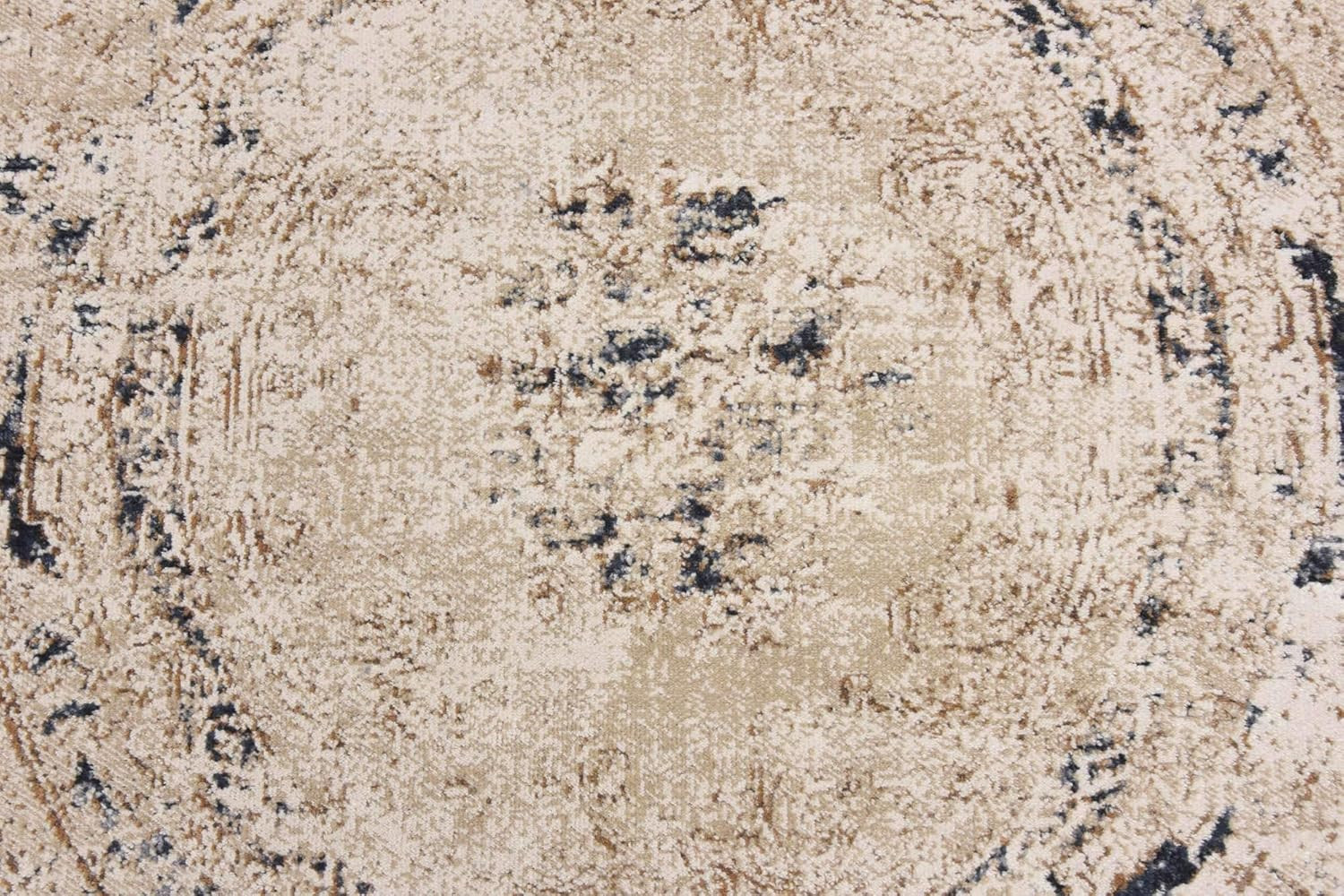Chateau Collection Rustic, Vintage, Medallion, Textured, Distressed, Traditional