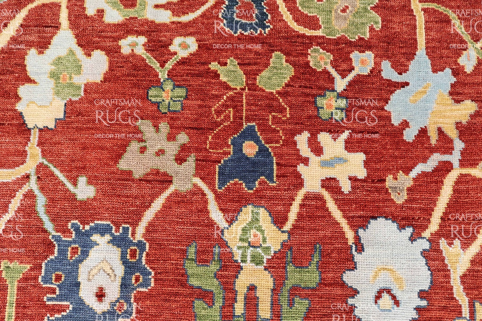 Rust Oushak Hand Knotted 4×6, 5×8, 6×9, 8×10, 9×12, 10×14, 12×15 Wool Area Rug