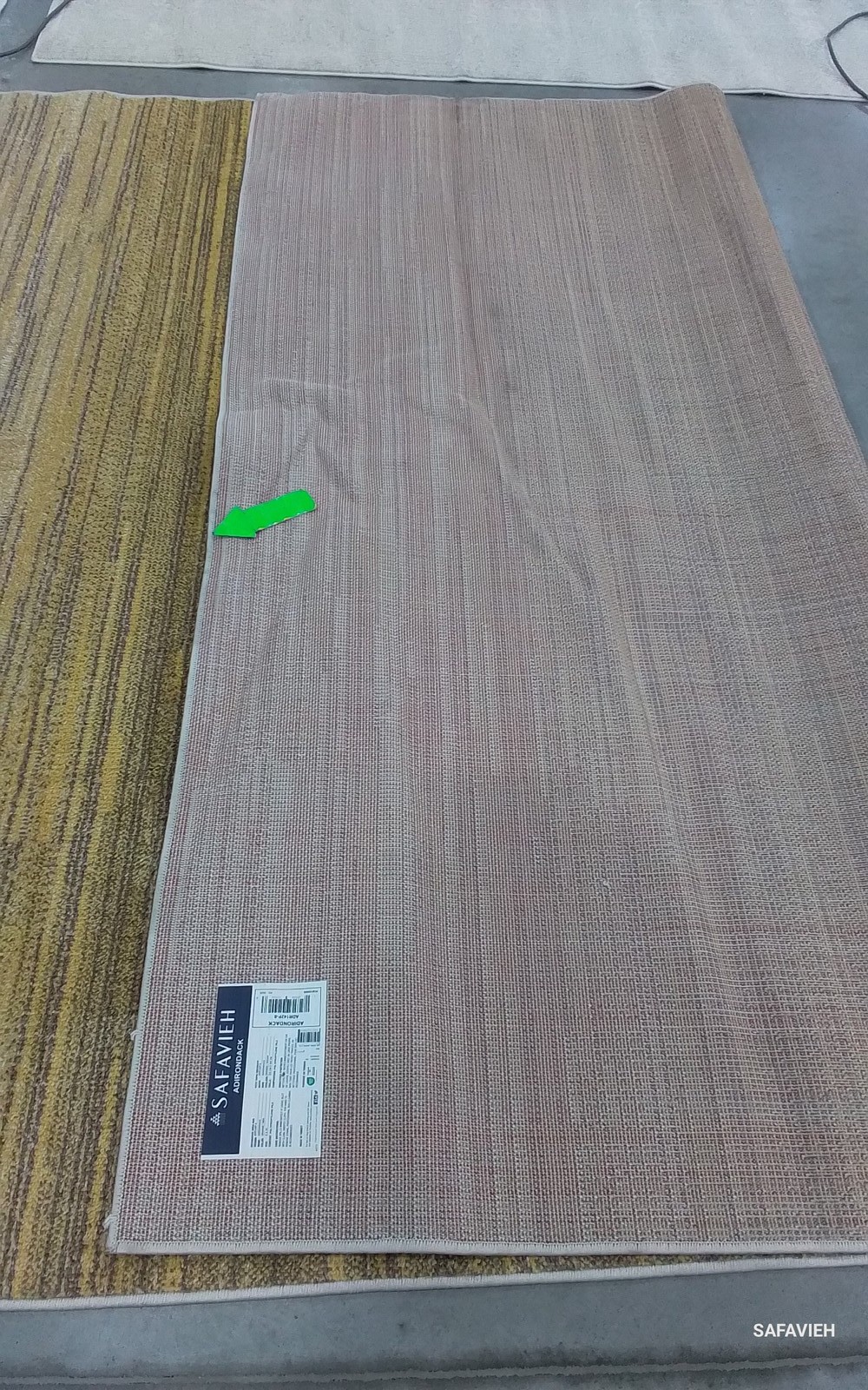 ORANGE / RED 8′-0″ x 10′-0″ Back Stain Rug, Reduced Price 1172804042 ADR142P-8