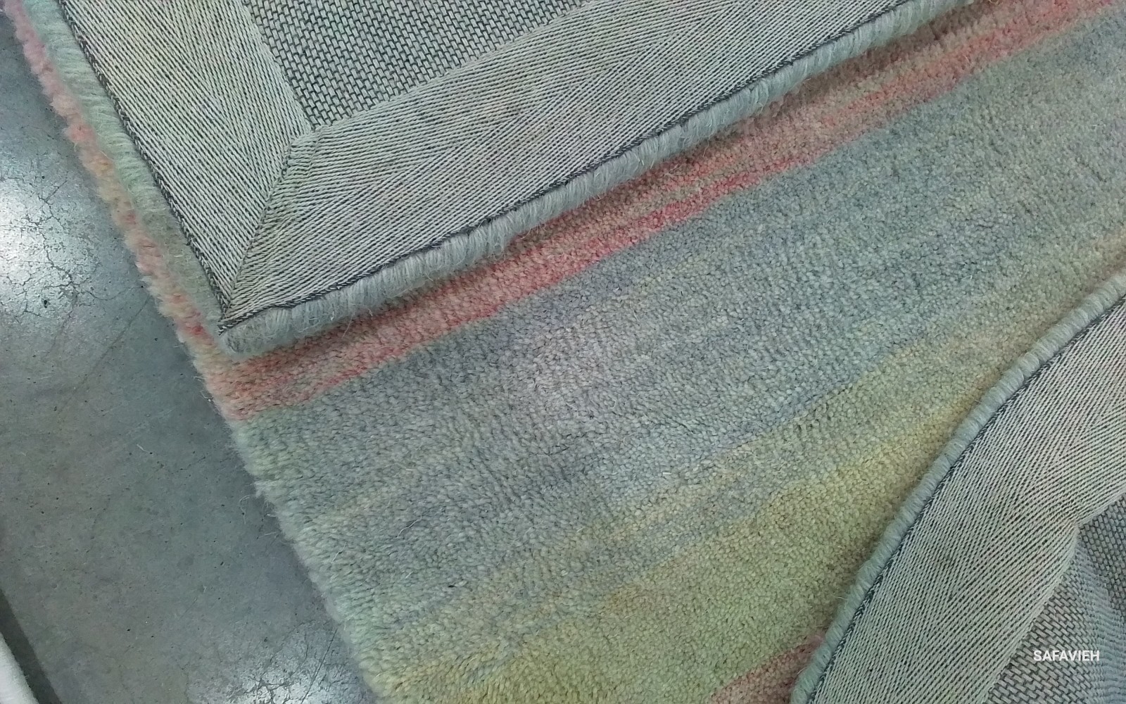LIGHT BLUE / PINK 8′-0″ x 10′-0″ Hole in Rug, Reduced Price 1172779012 SFK801M-8