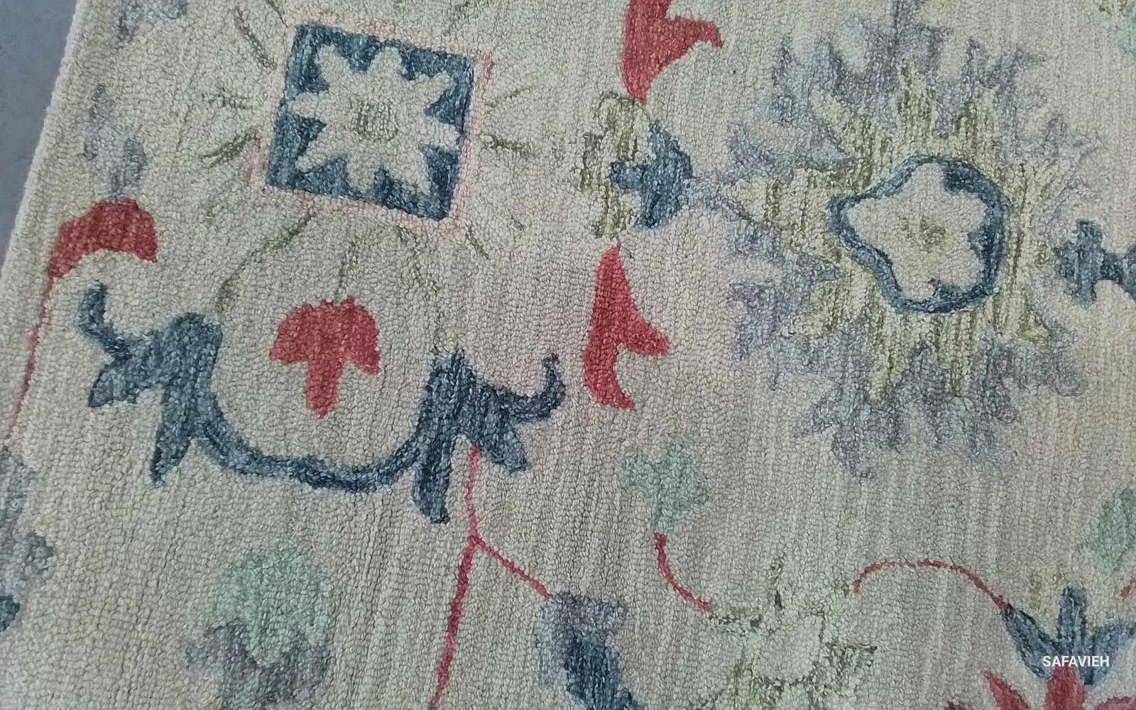 BEIGE / RUST 8′-0″ x 10′-0″ Back Stain Rug, Reduced Price 1172774809 MET354B-8