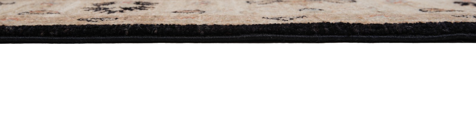 Ziegler 247×81 cm hand knotted oriental fine black runner carpet
