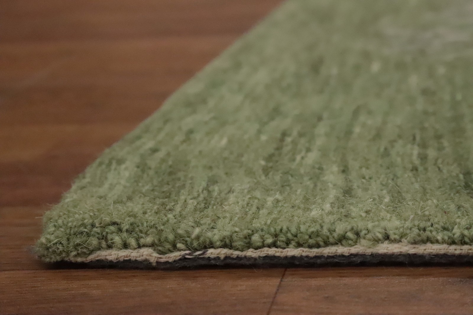 Green Abstract Area Rug 5×8 Flat-weave Wool Oriental for Modern Chic Interiors
