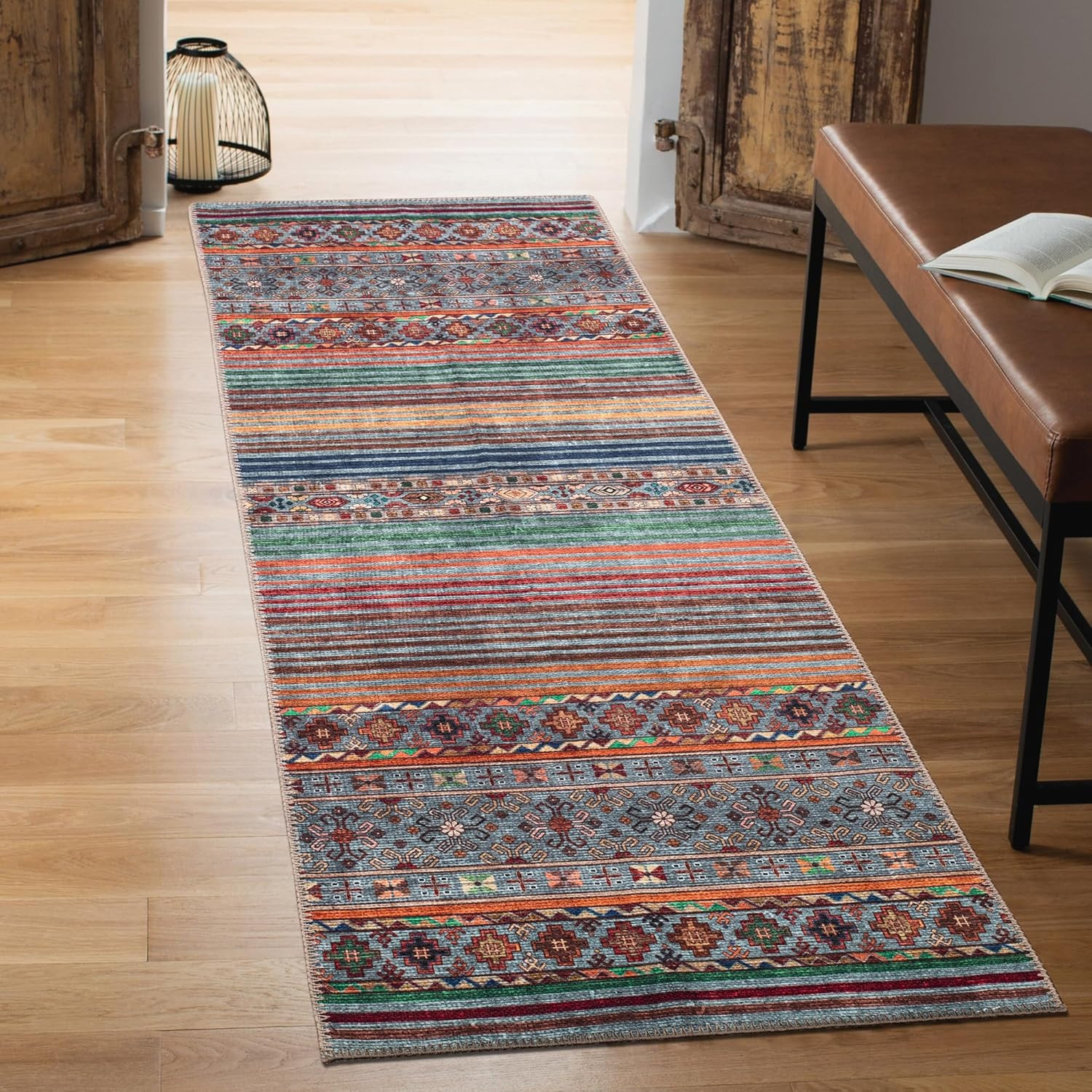 Machine Washable 2X10 Runner Rug – Non-Slip, Vintage, Easy Clean, Durable