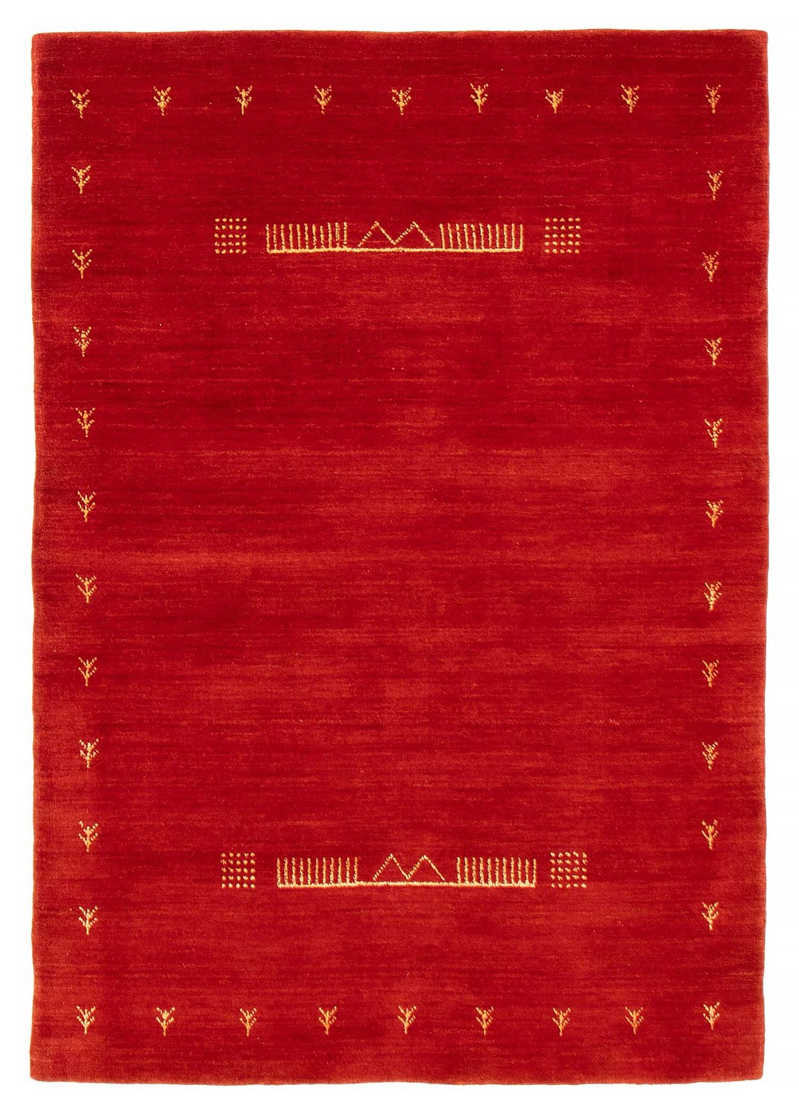 Traditional Red Hand loomed Oriental Carpet 3’10” x 5’10” Area Rug