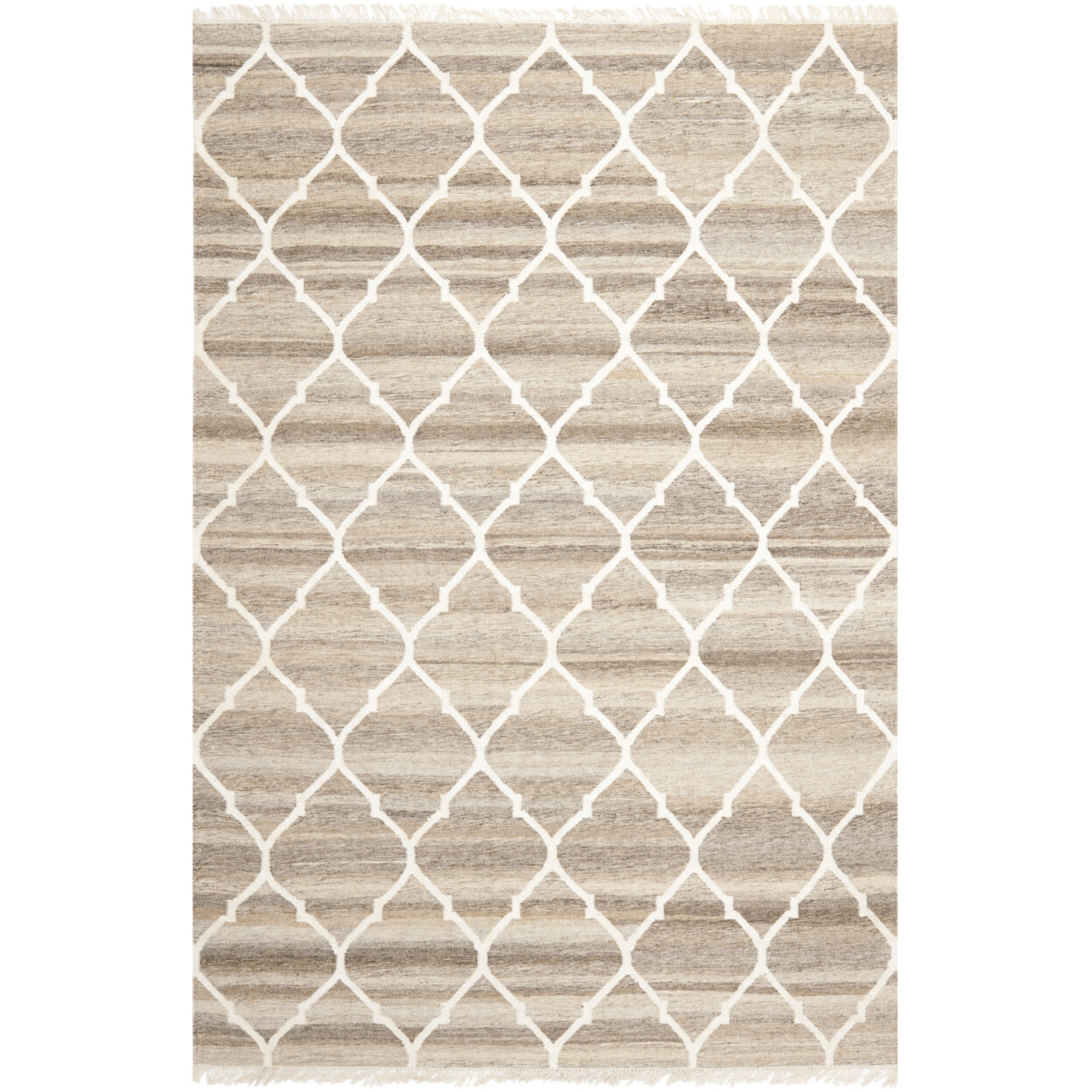 SAFAVIEH Natural Kilim NKM317A Light Grey / Ivory Rug