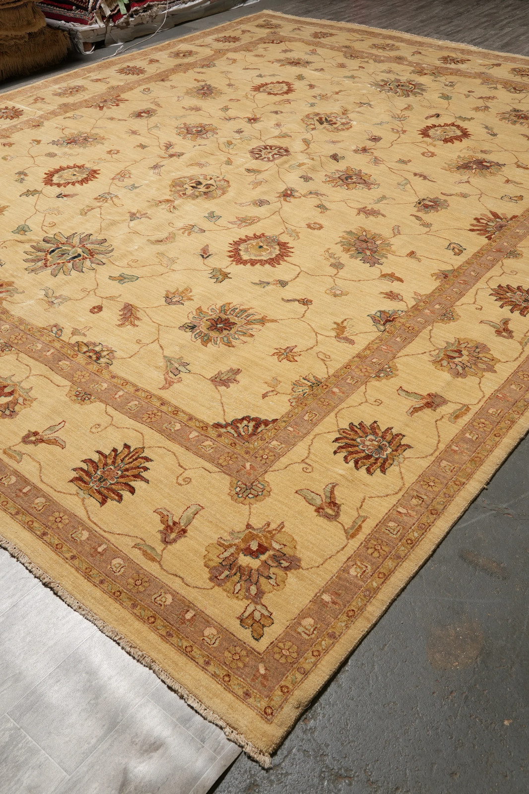 Traditional 12×15 Popular Oriental Area Rug 100% Handmade Wool Carpet PIX-797-06