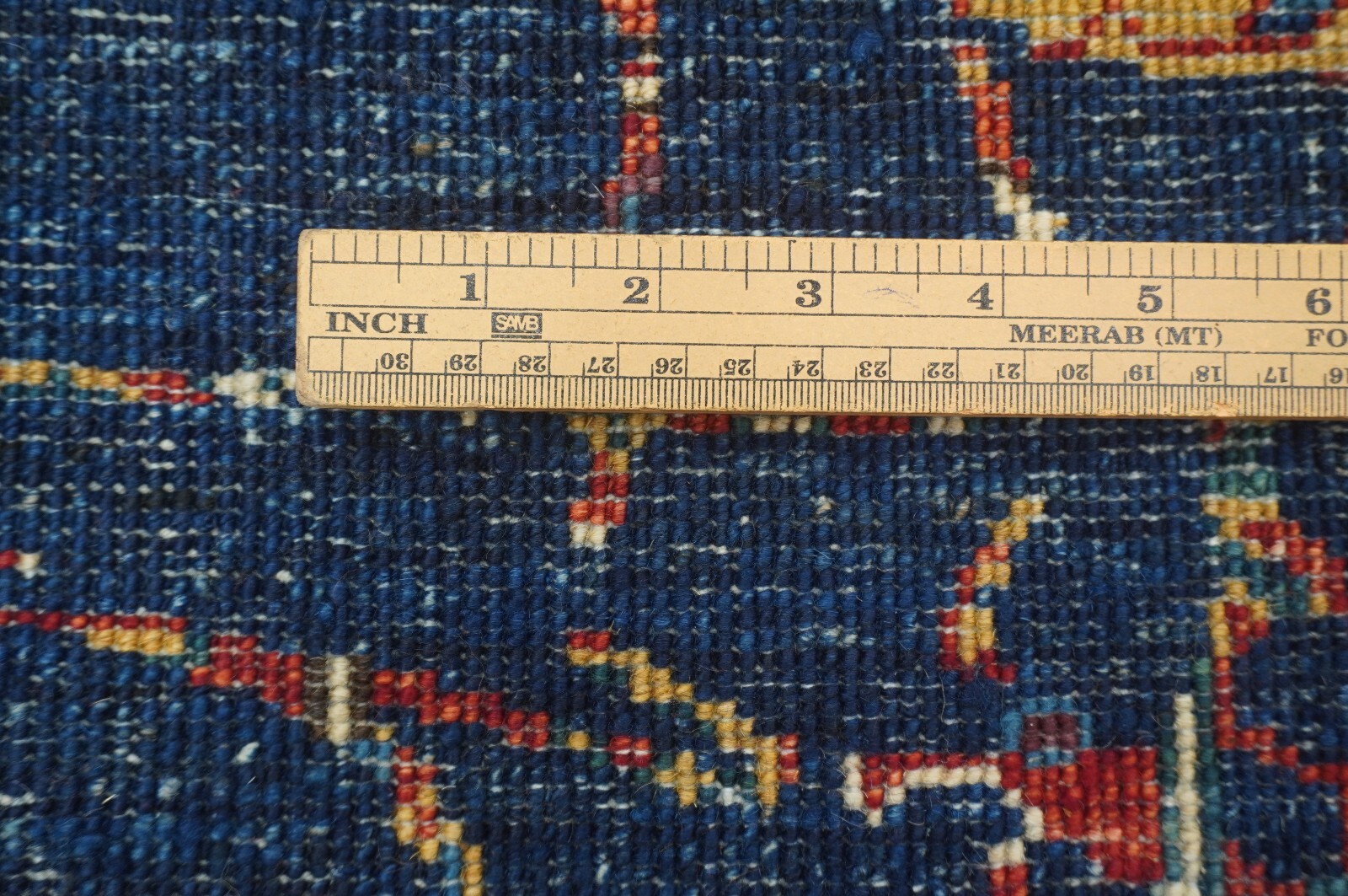 8 x 10 ft Navy Blue Bidjar Afghan Hand Knotted Wool Oriental Modern Erase Rug