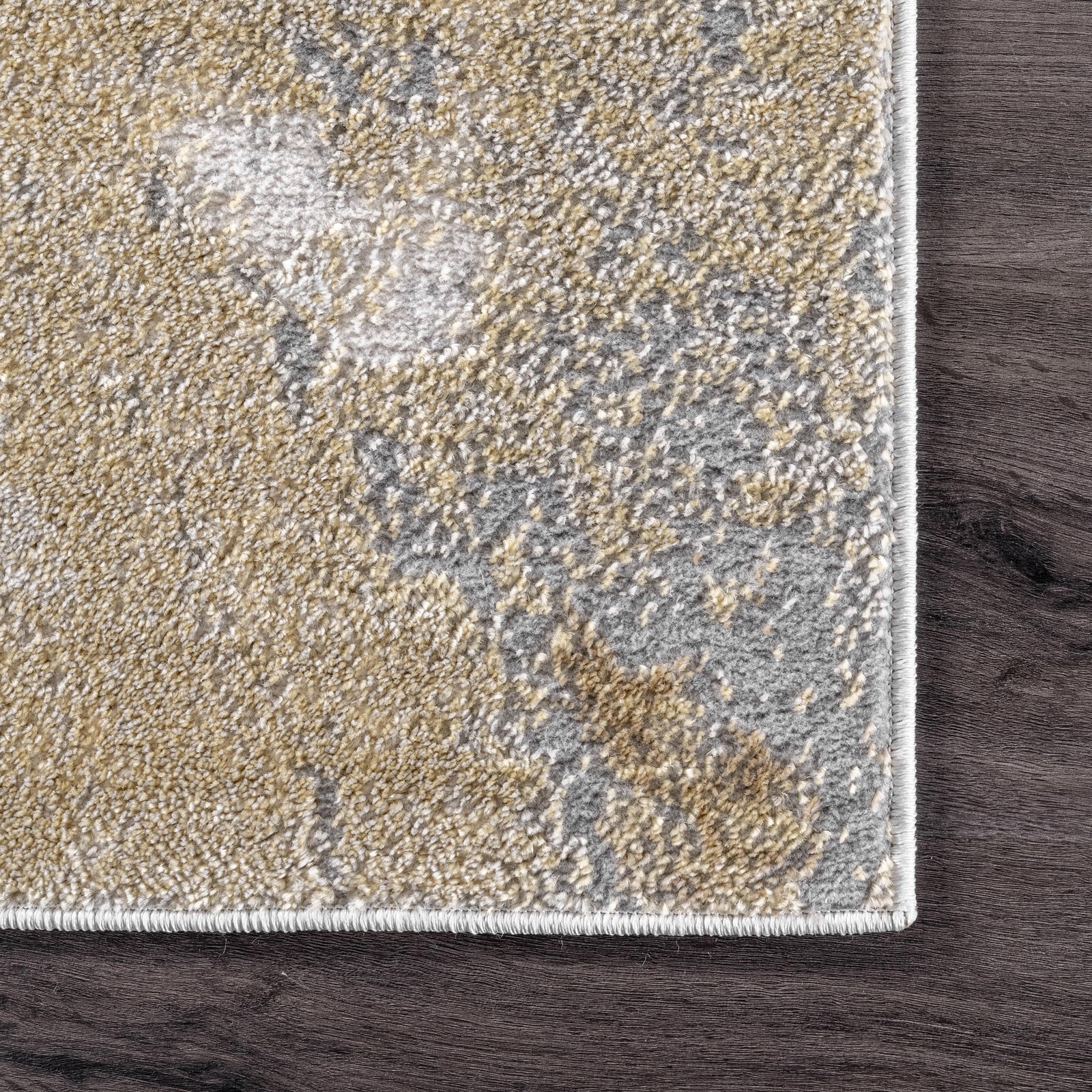 Cyn Gold/Ivory, 2’6″ x 6′, Recycled Polypropylene & Polyester, Soft and Cozy,…