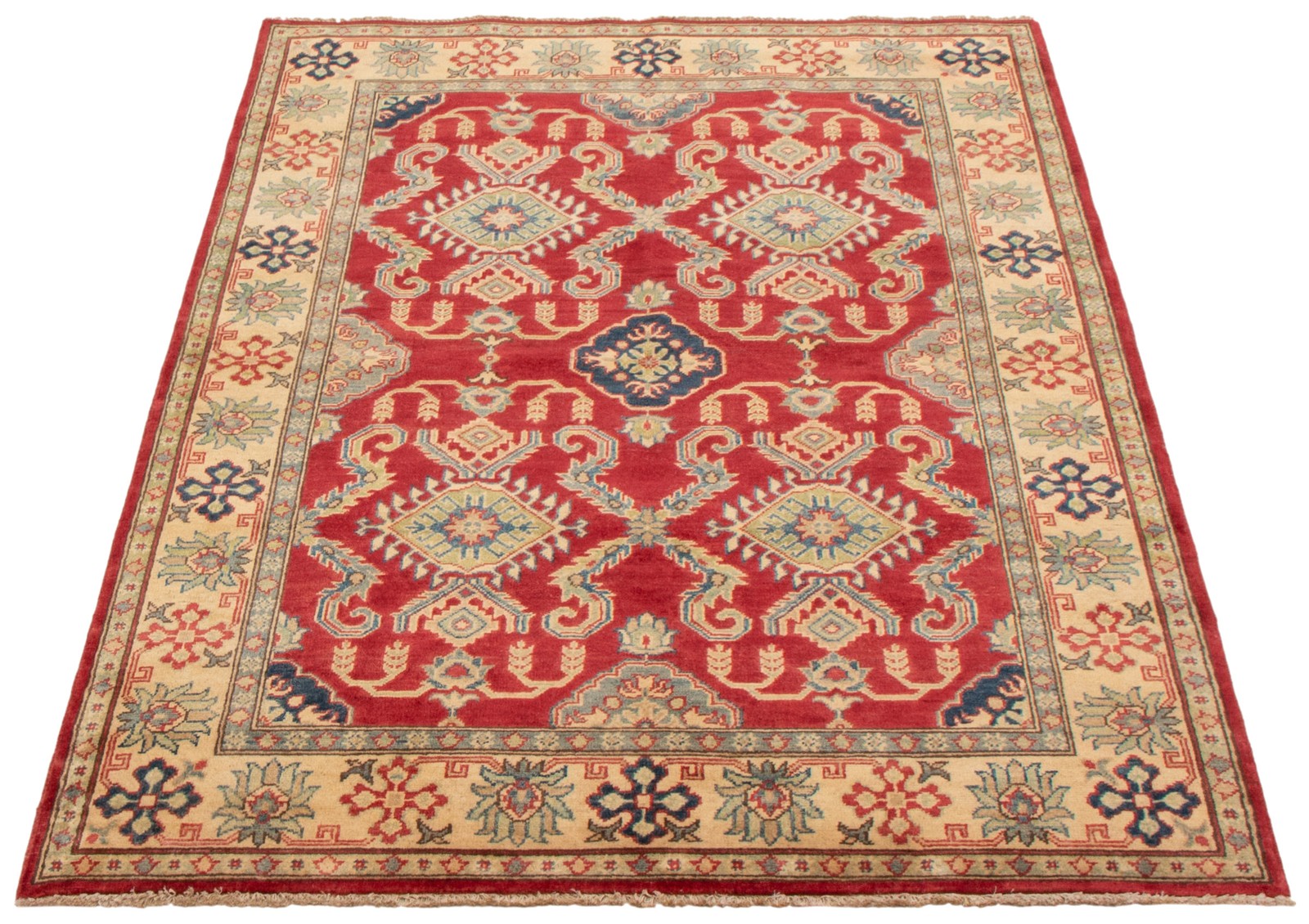 Traditional Hand-knotted Carpet 4’10” x 7’0″ Wool Oriental Area Rug