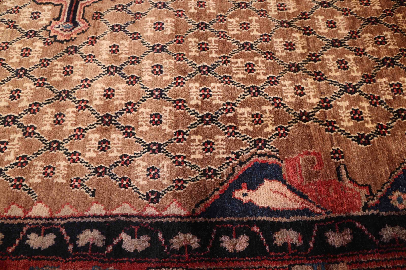 Vintage Traditional Hand-Knotted Area Rug 5’1″ x 8’11” Oriental Wool Carpet