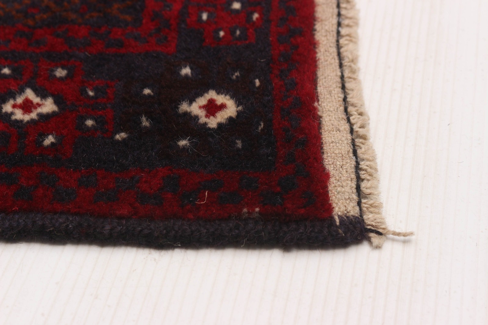 Vintage Hand-Knotted Area Rug 6’1″ x 9’4″ Traditional Wool Carpet