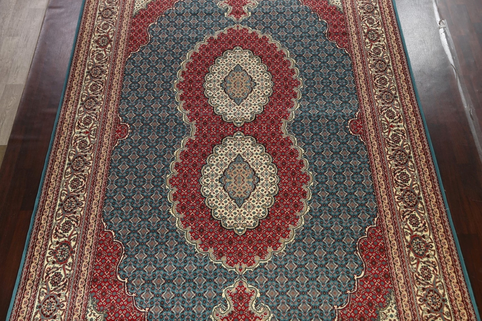 Traditional Style Turkish Blue Large Rugs 10×17 ft Dining Room Carpet