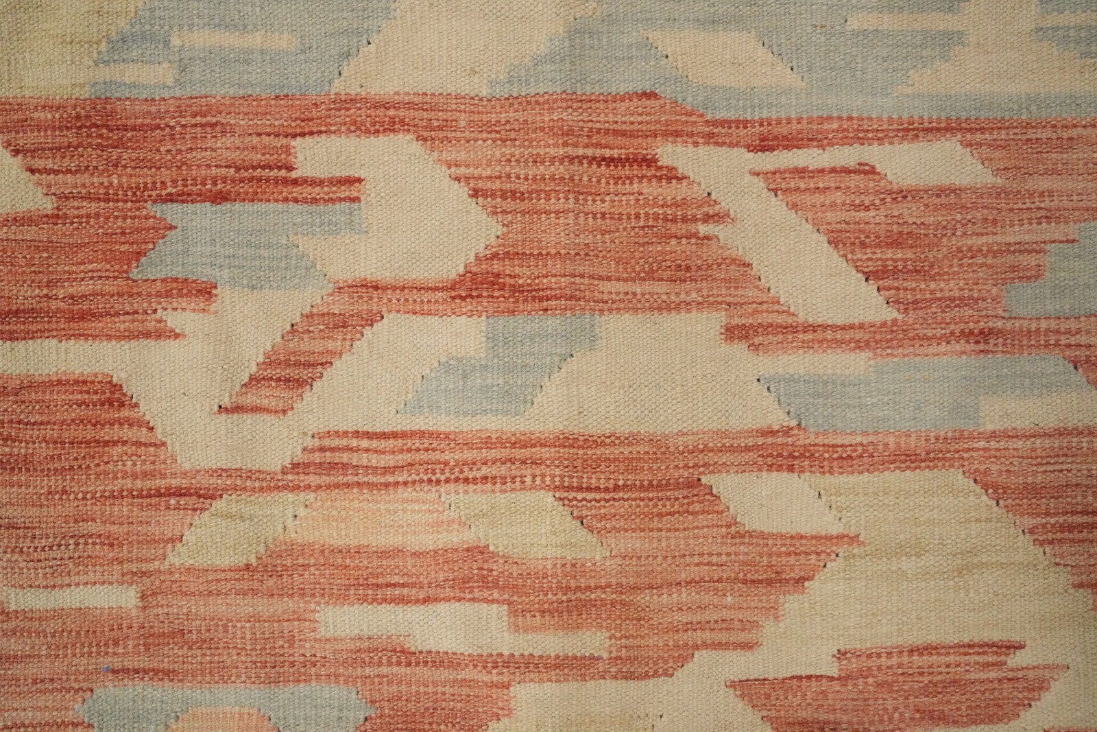 Kilim Handwoven Accent Rug 3×5 Vegetable Dye Wool Geometric Oriental Carpet