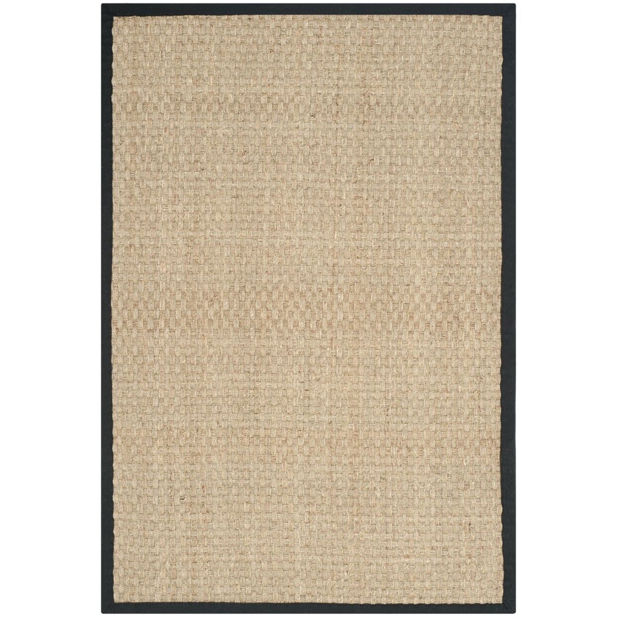 SAFAVIEH Natural Fiber NF114C Natural / Black Rug